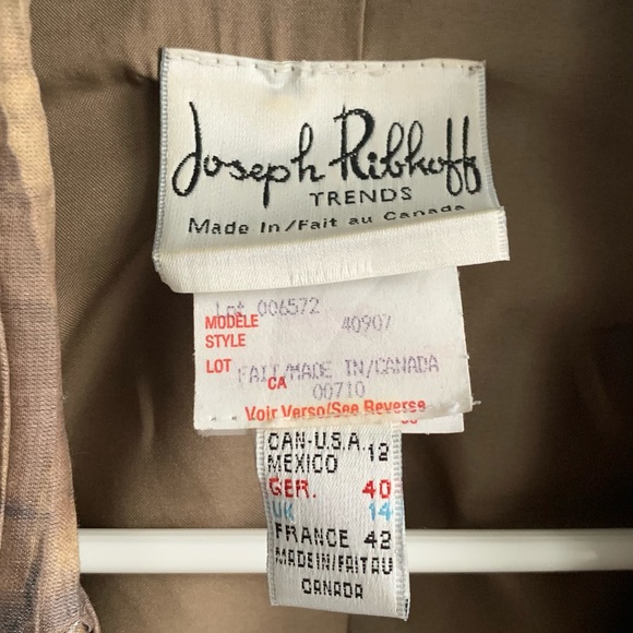 Vintage Joseph Ribkoff snake print blazer - Picture 3 of 8